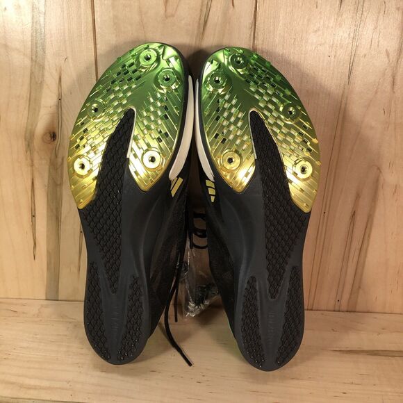Adidas Adizero Ambition Athletic Black Green Track Spikes GY8401 Men's Size 12.5 - Picture 10 of 10
